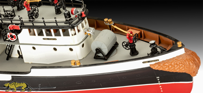 Revell The Firefighter - Harbor Fire Boat - Revell Classics - 1/87 ...