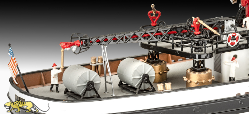 Revell The Firefighter - Harbor Fire Boat - Revell Classics - 1/87 ...