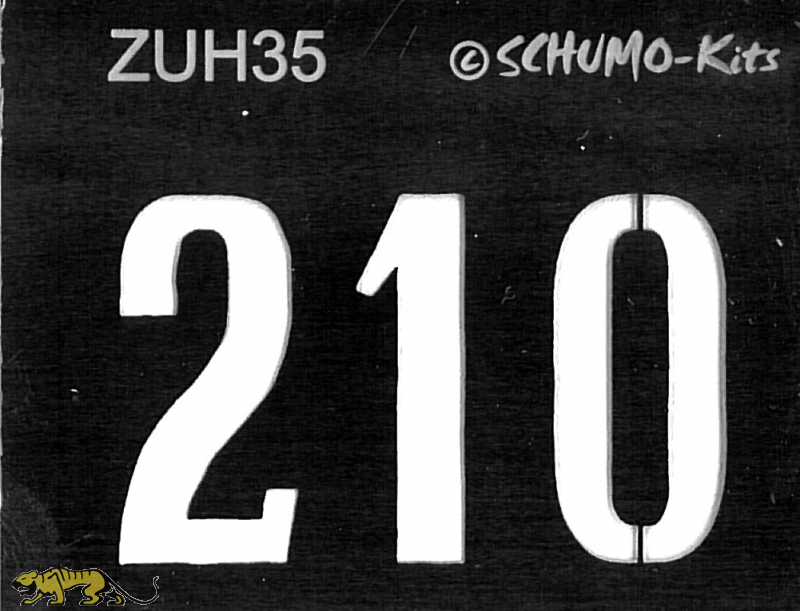 SCHUMO-Kits Painting Stencil "210" for Tamiya KV-1 (ZUH35) - Axels