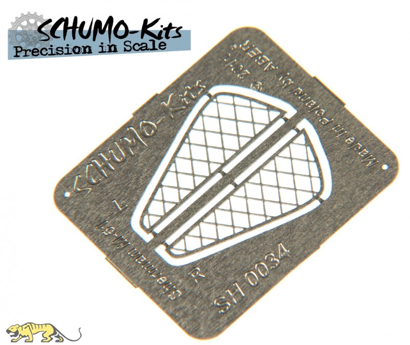 1:16 Schumo-Kits PH0013 Griffeset Staukästen für Pershing 