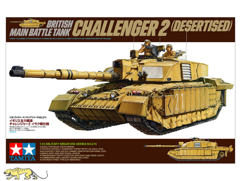 Tamiya MBT Challenger 2 - - 1/35 - Axels Modellbau Shop