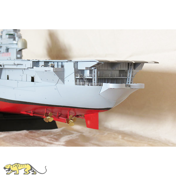 1:400 Scale USS Intrepid (CV-11) Aircraft Carrier Paper Model Kit - Handcraft Building Project
