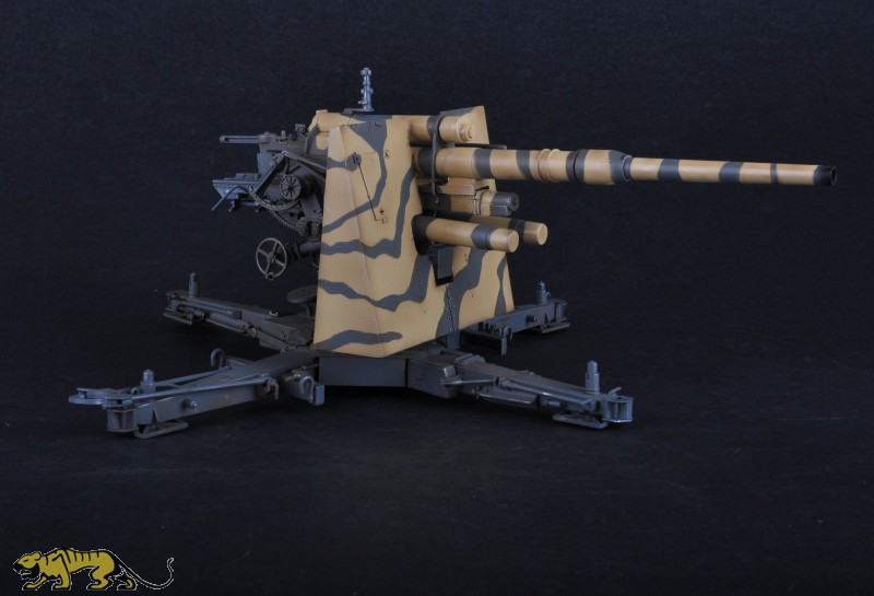 German 88mm Flak 36 Anti Aircraft Gun Finished Model 118 Merit