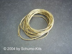 Twisted Rope - Khaki colored - ø1,1mm (Polyamide) - 2m