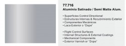 Metal Color 77716 - Seidenmatt Aluminium