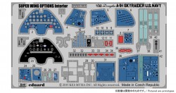 Fotoätzteile - Cockpit - für Skyraider A-1H Navy - Zoukei Mura (SWS03) - 1:32