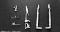 Metallfahrwerk für Skyraider A-1H Navy - Zoukei Mura (SWS03) - 1:32