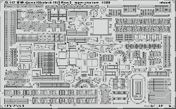 Fotoätzteile für 1:350 HMS Queen Elizabeth - Aufbauten - Trumpeter 05324 - 1:350