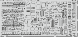 Photo-Etched Parts for 1/350 HMS Queen Elizabeth - Cranes & Lifeboats - Trumpeter 05324 - 1/350