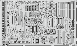 Fotoätzteile für 1:350 HMS Queen Elizabeth - Deck & Hauptgeschütze - Trumpeter 05324 - 1:350