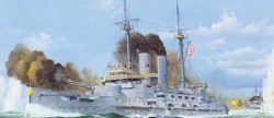 IJN Mikasa - Japanese Battleship - 1905 - 1/200