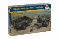 US 250 Gal. Tank Trailer und M101 Cargo Trailer - 1:35