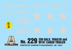 US 250 Gal. Tank Trailer und M101 Cargo Trailer - 1:35