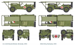 US 1/4 ton. 4x4 Ambulance Jeep - 1:35