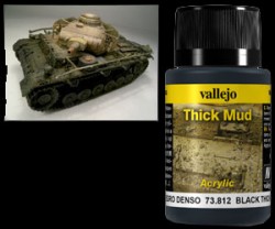 Weathering Effects 73812 - Black Thick Mud / Schwarzer Dicker Schlamm - 40ml