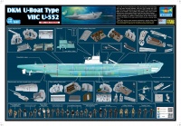 Deutsche Kriegsmarine U-Boot Typ VII C - U-552 - 1/48