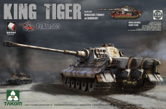 German King Tiger - Henschel Turret - sPzAbt. 505 - with Zimmerit and Interior - 1/35