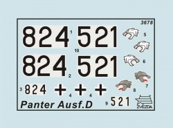 German Medium Tank Pz.Kpfw. Panther - Ausf. D - 1/35