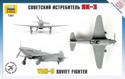 YAK-3 Sowjetisches Jagdflugzeug - 1:72