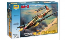 Iljuschin Il-2 - Schturmowik - Modell 1942 - Sowjetisches Schlachtflugzeug - 1:72