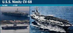 USS Nimitz - CV-68 - 1:720