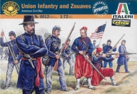 Unionstaaten Infanterie und Zuaven - Amerikanischer Bürgerkrieg - 1:72