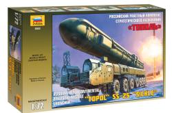 Topol SS-25 Sickle - Russische Fahrzeuggebundene Interkontinentalrakete - 1:72