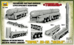 Topol SS-25 Sickle - Russische Fahrzeuggebundene Interkontinentalrakete - 1:72