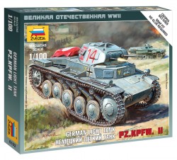 Panzerkampfwagen II - German Light Tank - 1/100