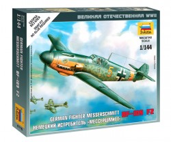 Messerschmitt Bf 109 F-2 - Deutsches Jagdflugzeug - 1:144
