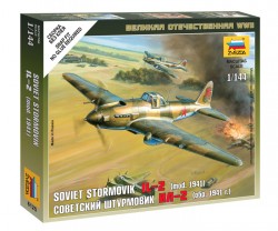 Ilyushin Il-2 - Sturmovik - Model 1941 - Soviet Armored Attack Aircraft - 1/144