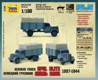 Deutscher 3t Militär LKW Opel Blitz - 1937 - 1944 - 1:100