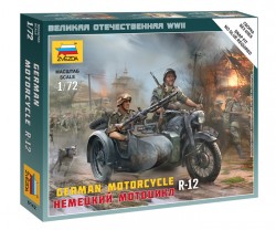 German Motorcycle R-12 - 1/72