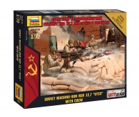 Sowjetisches Maschinengewehr NSW 12,7 mit Soldaten - 1:72
