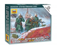 German MG-34 Machine-Gun With Crew - Winter - 1941-1945 - 1/72