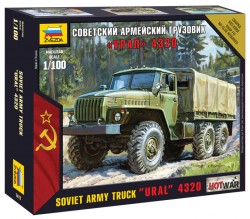 Soviet Army Truck Ural 4320 - 1/100
