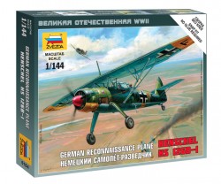 Deutsches Nahaufklärungsflugzeug Henschel HS 126B-1 - 1:144