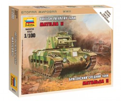 Matlida Mk. II - Britischer Infantry Tank - 1:100