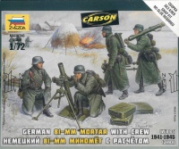 Deutscher Mörser 81mm mit Soldaten - 1:72