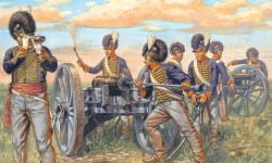 Britische Artillerie - Waterloo - 1:72