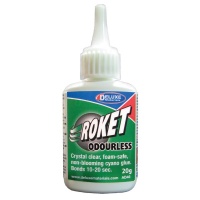 Roket Odourless - Crystal clear non blooming cyano glue