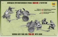 German Anti-Tank-Gun PAK 36 with Crew - 1/35