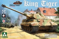 German King Tiger - Porsche Turret - with Interior - 1/35