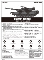 M1A1 AIM - Abrams - US Main Battle Tank - 1:16
