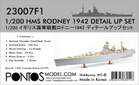 Detail Set für 1:200 HMS Rodney - Trumpeter 03708 - 1:200