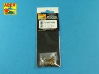 Gedrehte Nieten - 0,9 x 1,3 x 0,5mm - 40 Stück