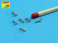 Wing nuts PE with turned bolt - 30pcs.