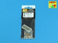 Wing nuts PE with turned bolt - 30pcs.