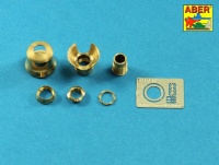 Brass turned muzzle break for Panzer IV Ausf. G + StuG III Ausf. F / F8 & G early - 1/16