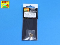 Metal-Gun-Barrels - 8 pcs QF 2 Pounder - AA Guns - POM-POM - 1/200